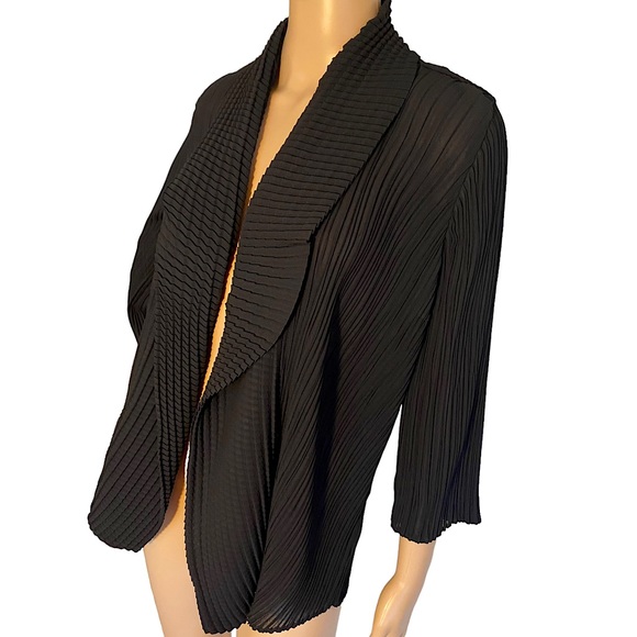 KIM ROGERS  | BLACK CARDIGAN  SZ PL - Picture 4 of 15